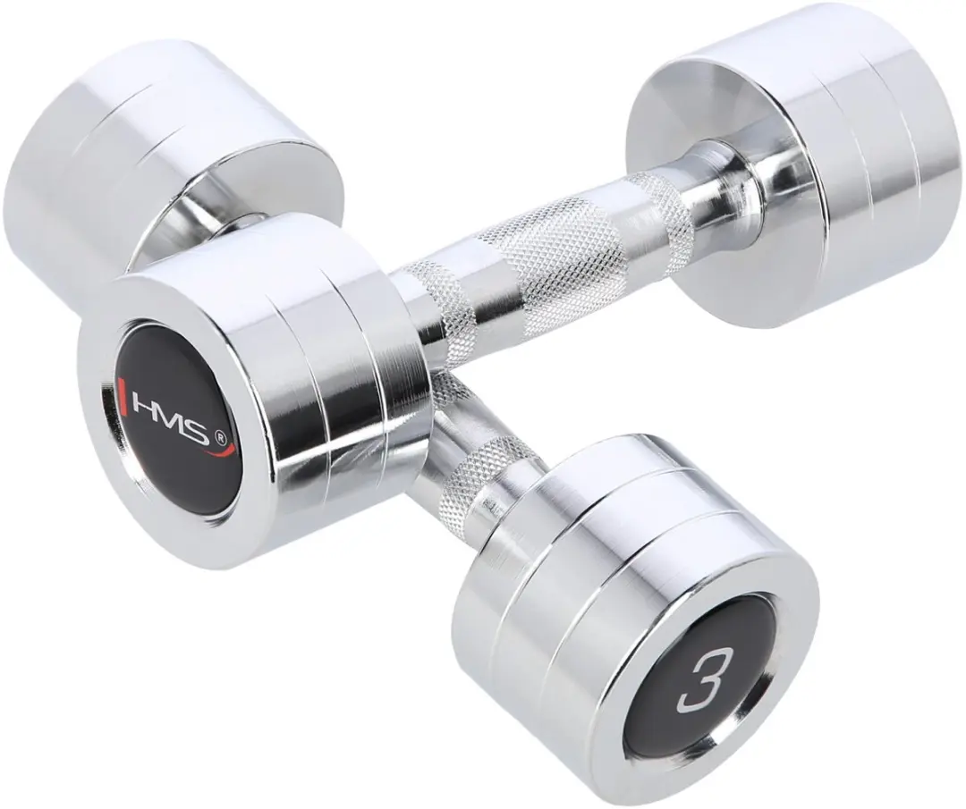 HMS Chroom Dumbbell Set 2x3kg