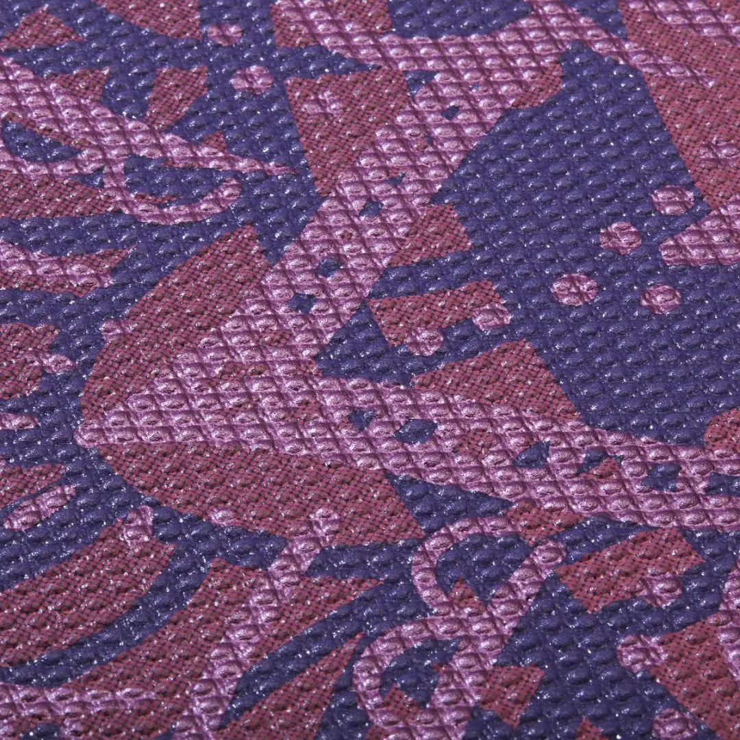 Gaiam Premium Metallic Yoga Mat 6mm - Athenian Rose