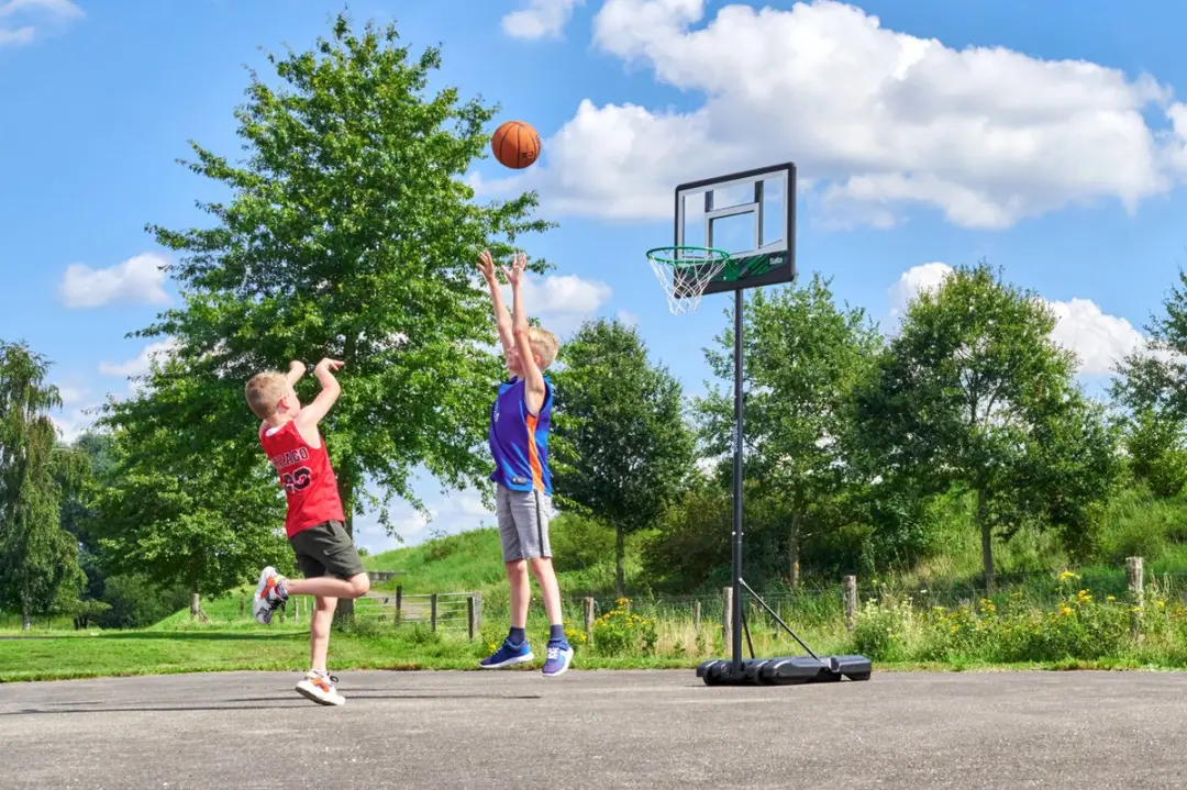 Salta Dribble Basketbalpaal Verstelbaar 160-210cm - Zwart