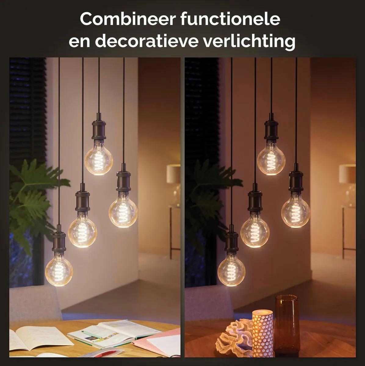 Philips Hue Filament G93 E27 - 7.2W Warmwit Mat