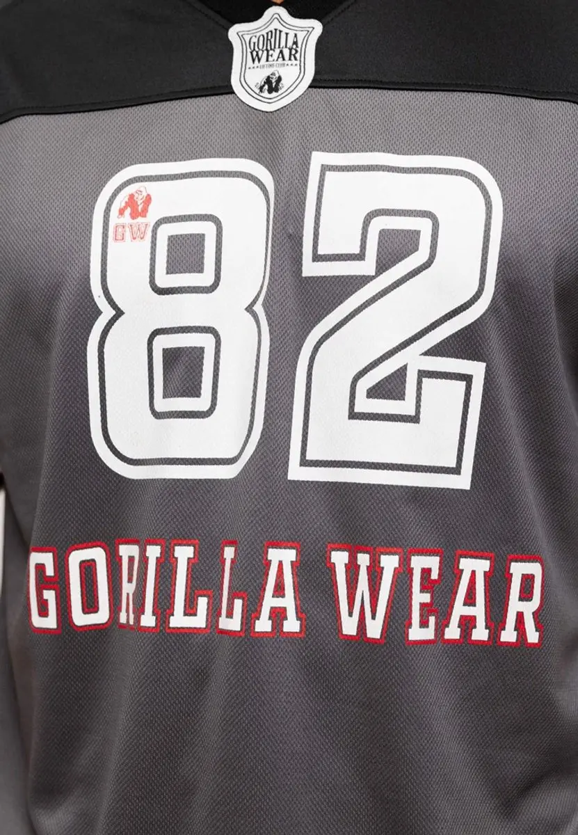 Gorilla Wear Tyler Football Jersey XXL - Zwart/Wit
