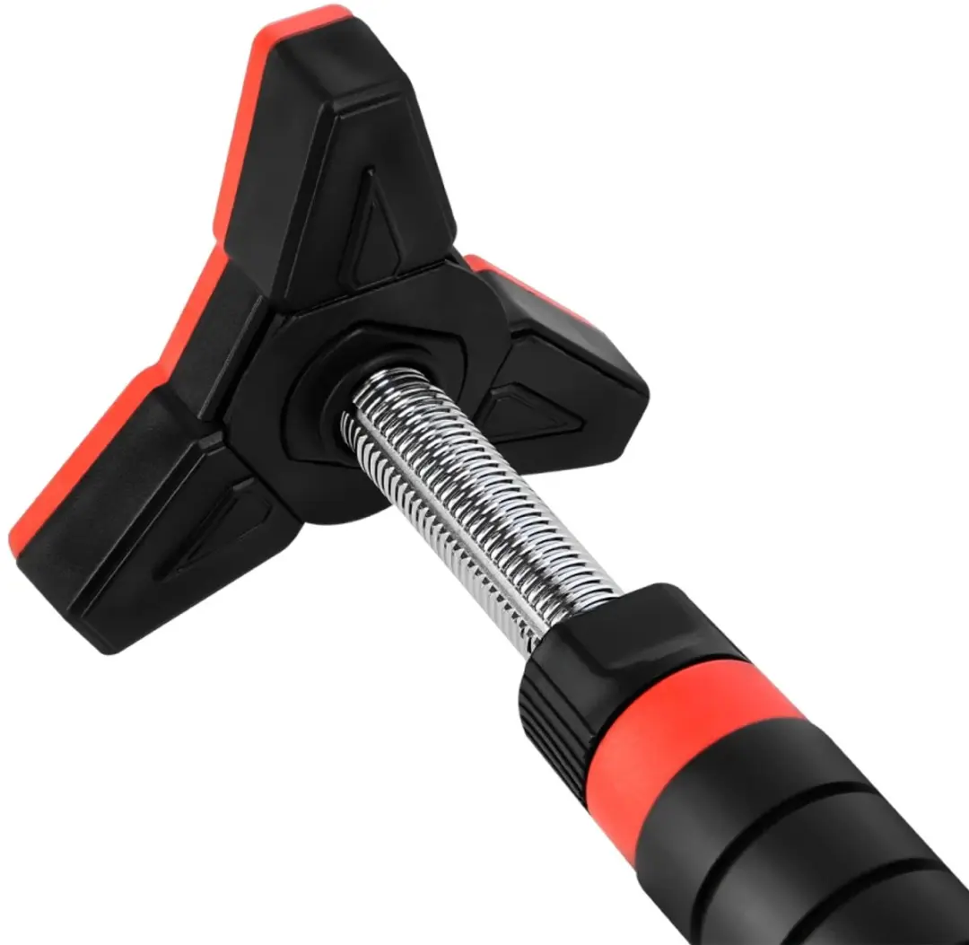 HMS Optrekstang Pull Up Bar Verstelbaar 70-100cm - Zwart/Rood