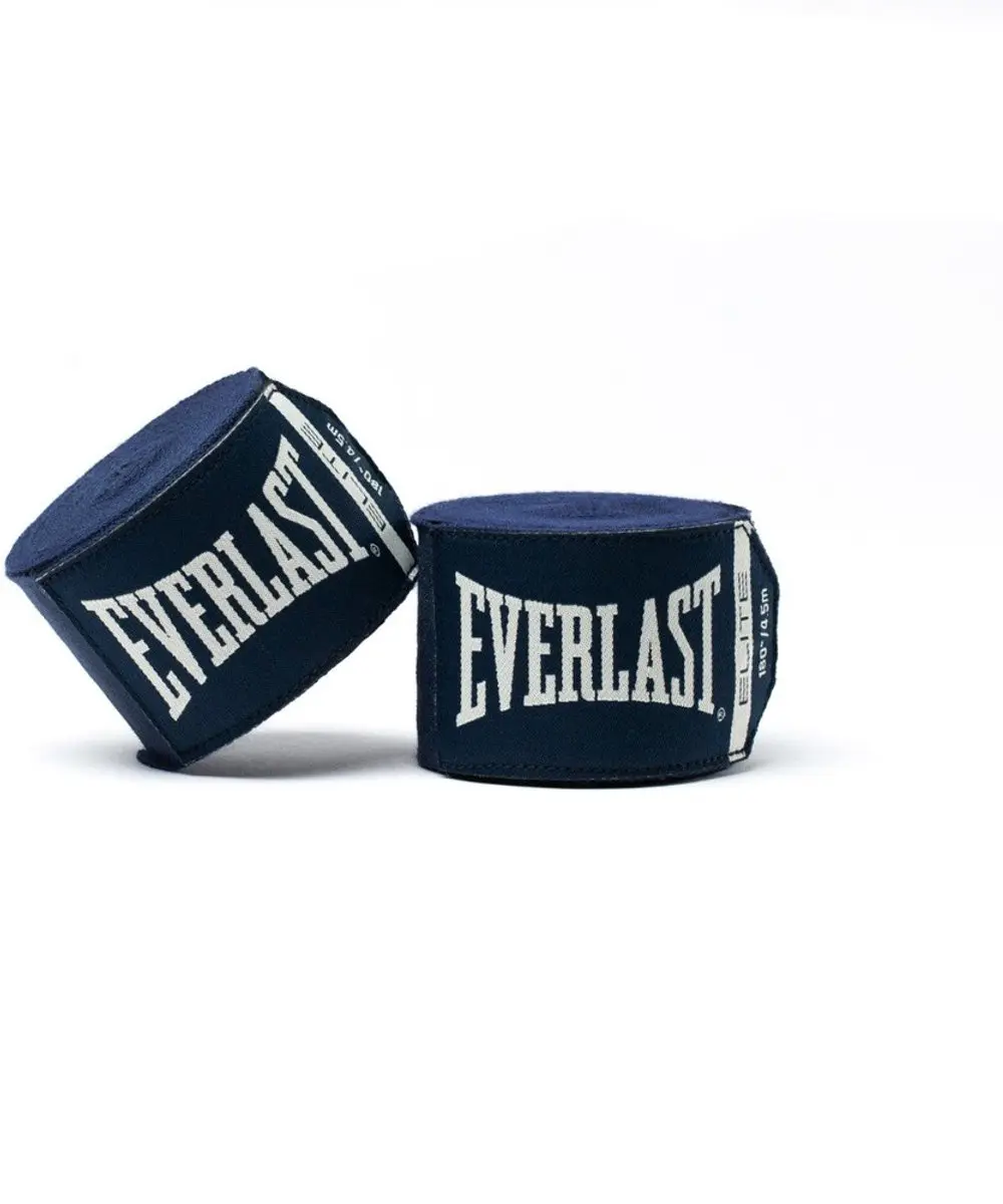 Everlast Elite Handwraps 457cm - Maat 4,5 - Navy