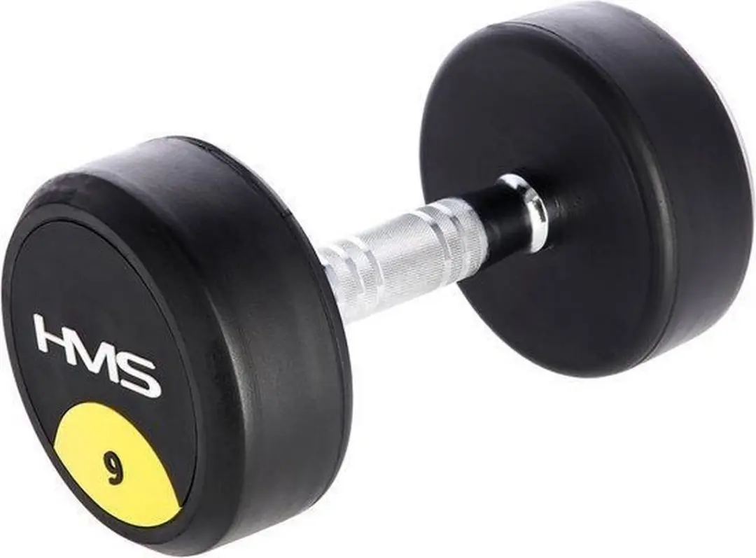 HMS HG PRO Rubber Dumbbell 9kg