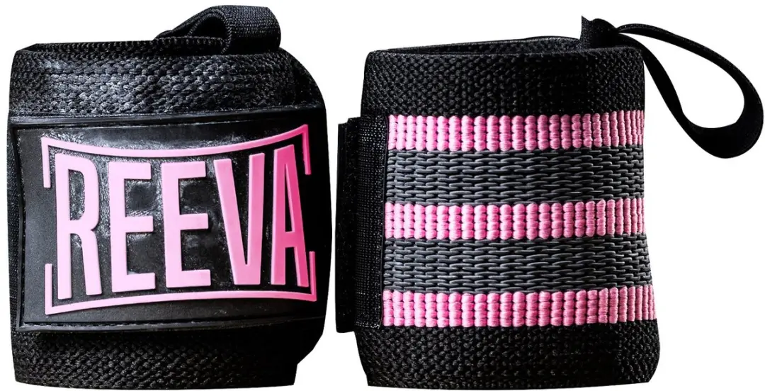 Reeva Wrist Wraps Roze/Zwart