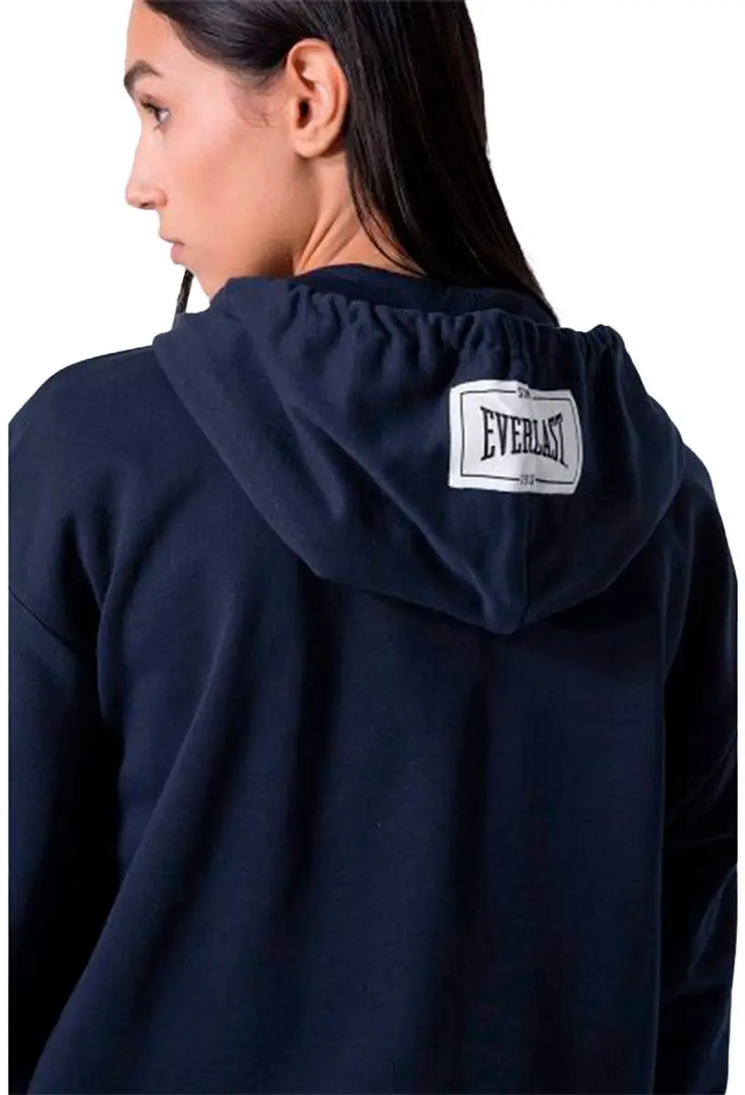 Everlast Logo Sweatshirt Rits - Blauw Navy S