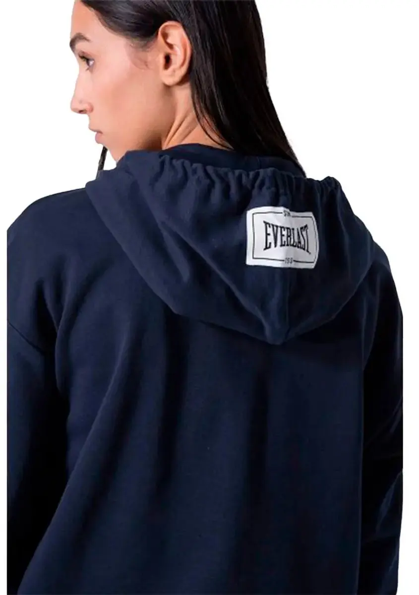 Everlast Logo Sweatshirt Rits - Blauw Navy S