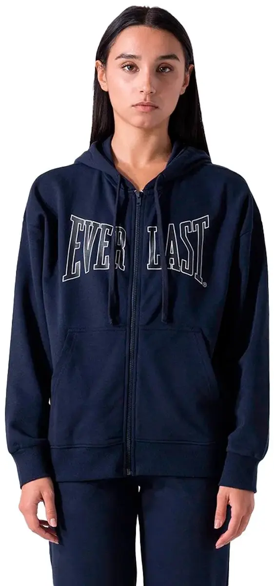 Everlast Logo Sweatshirt Rits - Blauw Navy S - afbeelding 6 van 6