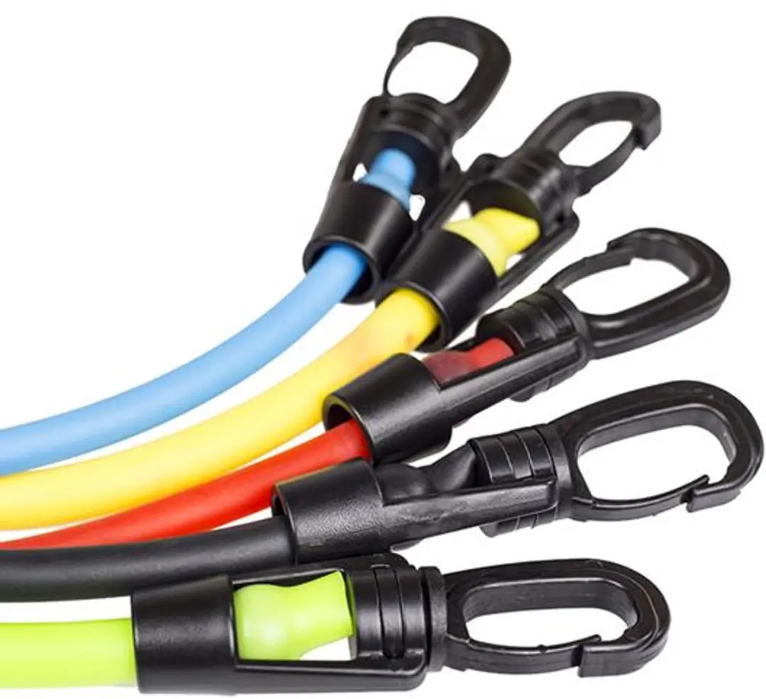 HMS TX30 Serie Weerstandsbanden Set 3-27kg - 5 Stuks - Rood/Blauw/Zwart/Geel/ Groen