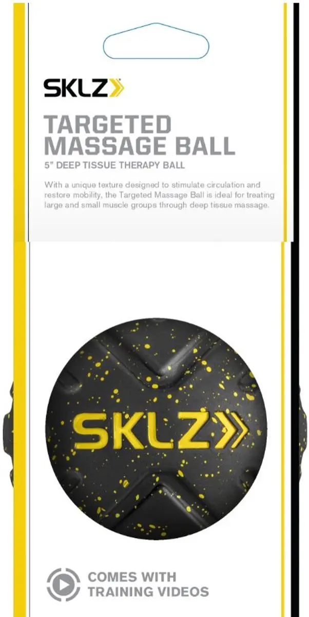 Sklz Targeted Massage Bal - 12,7 cm - Zwart/Geel