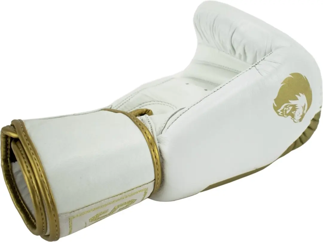 Super Pro Warrior Bokshandschoenen 16 oz - Wit/Goud