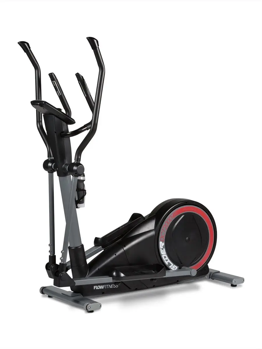 Flow Fitness Glider DCT2000i Crosstrainer - 16 Niveaus - Grijs/Zwart - afbeelding 6 van 6