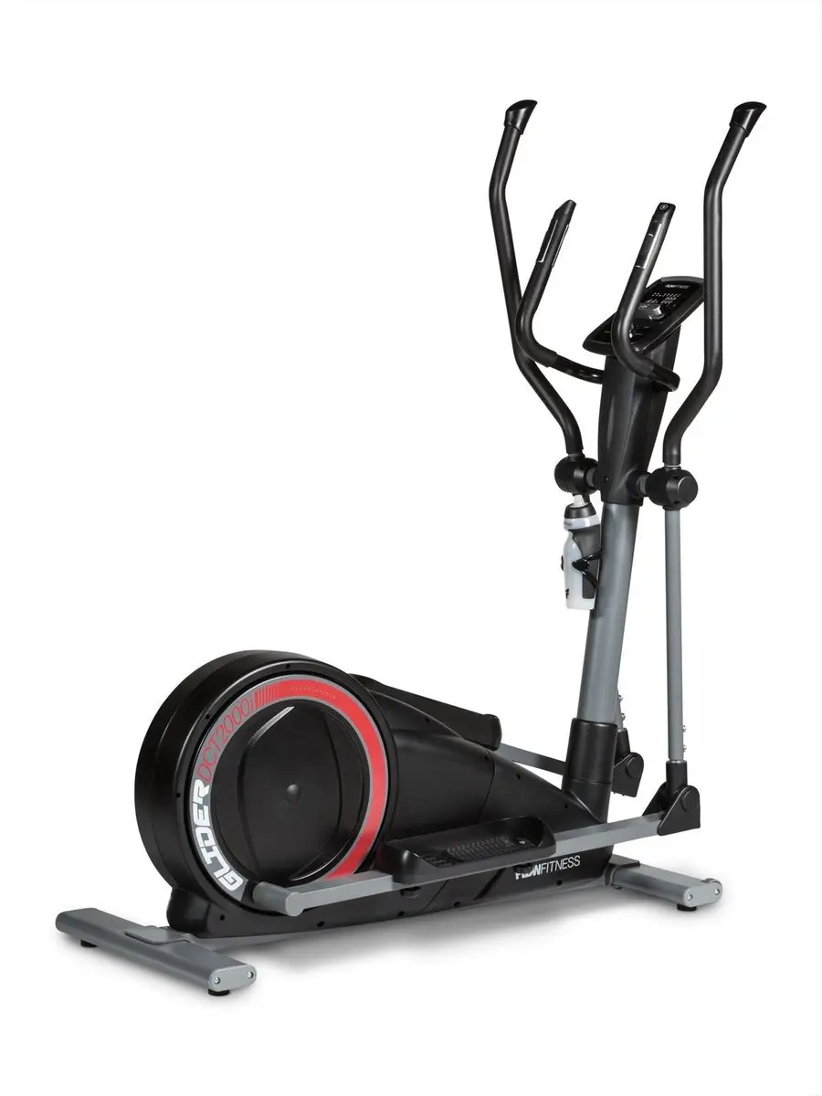 Flow Fitness Glider DCT2000i Crosstrainer - 16 Niveaus - Grijs/Zwart