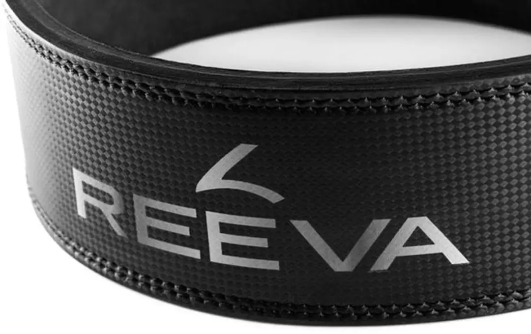 Reeva Carbon Leer Lifting Belt 13mm XS - RVS Gesp - afbeelding 6 van 6