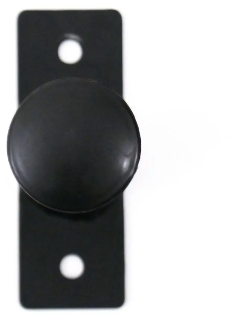 Muscle Power MP3049 Opbergpin Wall Line - 45mm Halter - Zwart