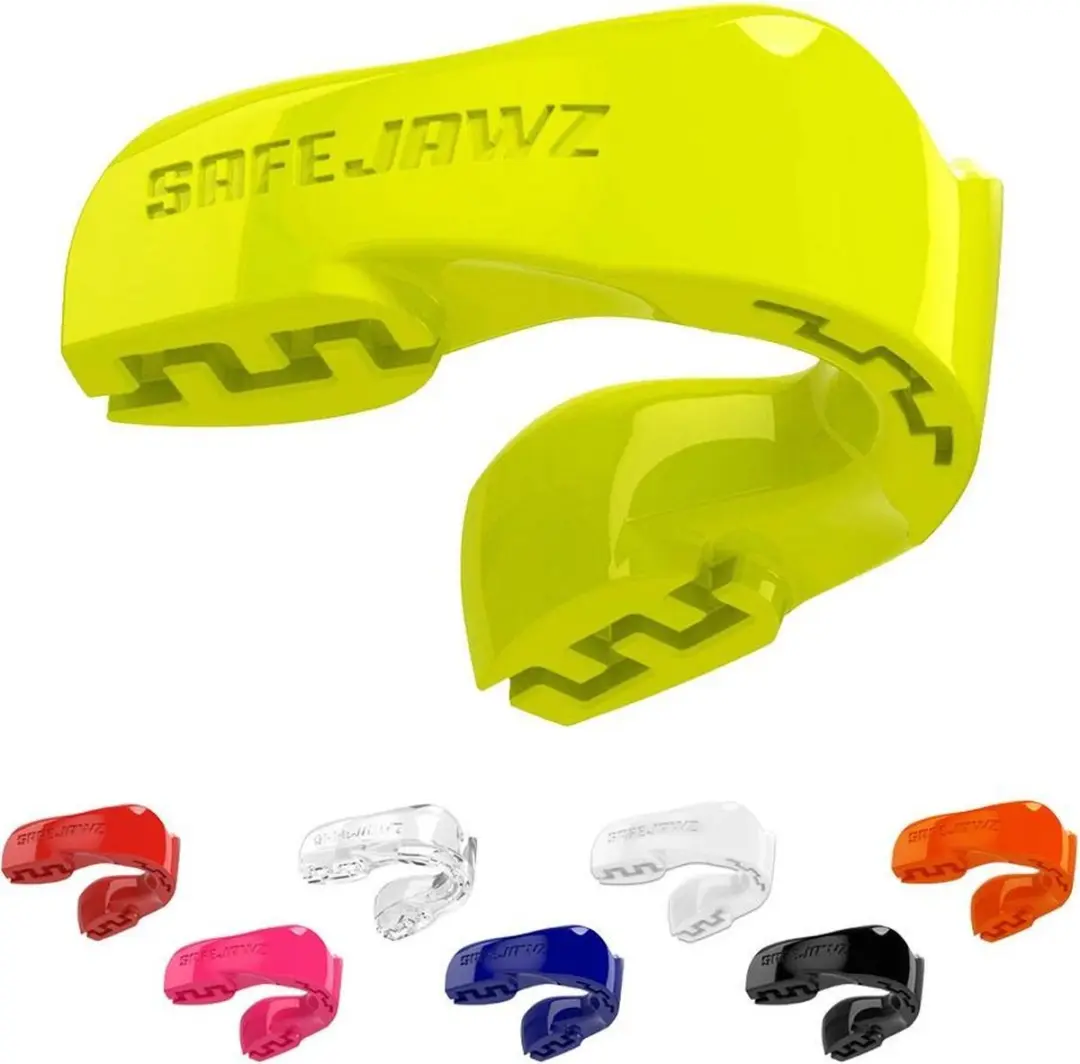 Safejawz Intro-Series Fluor Gebitsbeschermer Geel Junior