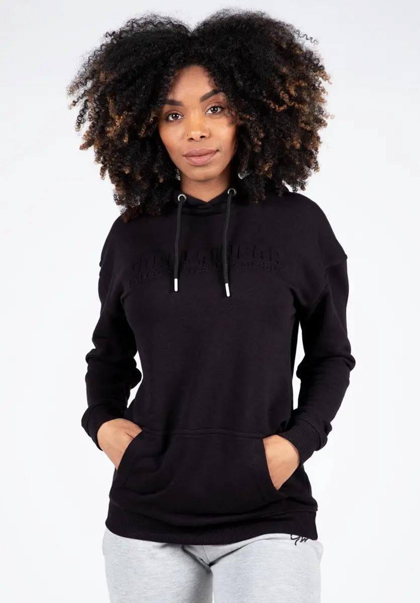 Gorilla Wear Crowley Dames Oversized Hoodie S - Zwart