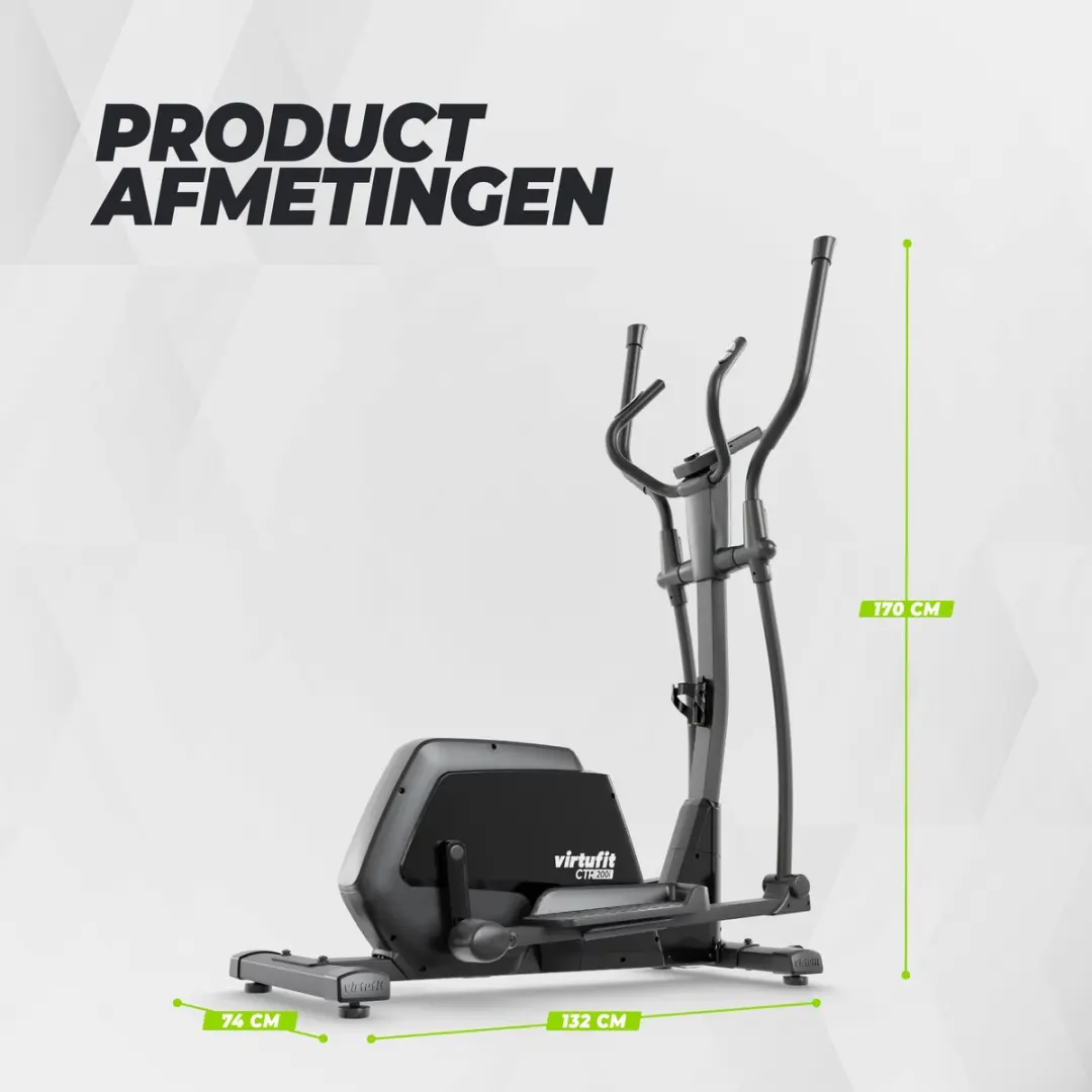 Virtufit CTR200i Crosstrainer - 32 Niveaus - 24 Programma's - Max 150kg