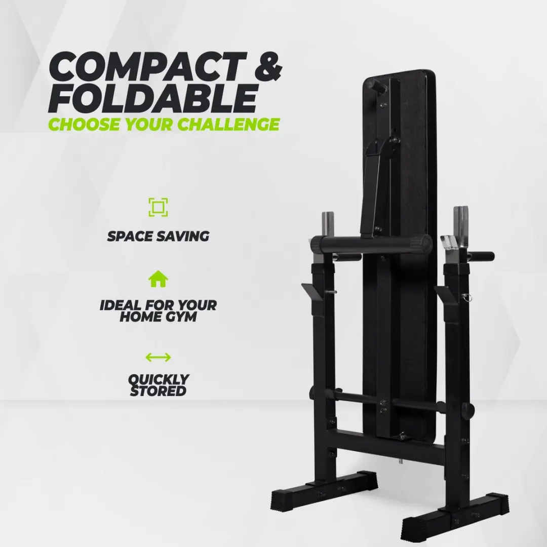 Virtufit Halterbank Compact 30mm - Zwart