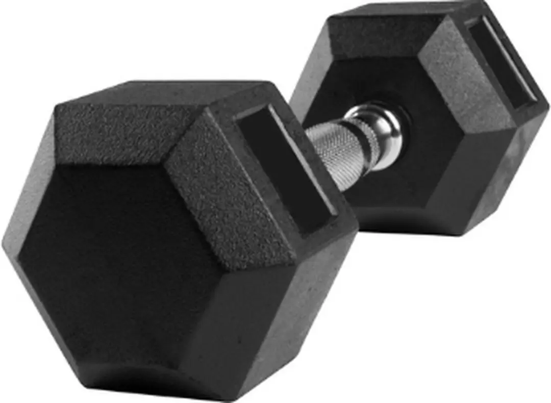 Toorx Fitness MEG Hexagon Dumbbell 7,5 kg - Zwart