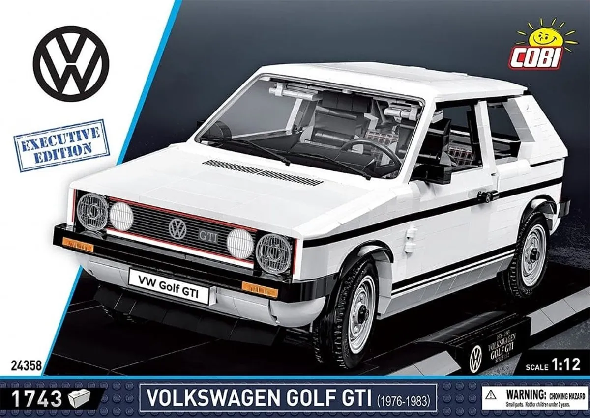 Cobi Volkswagen Golf GTI Bouwset 1:12 - 1743 Onderdelen