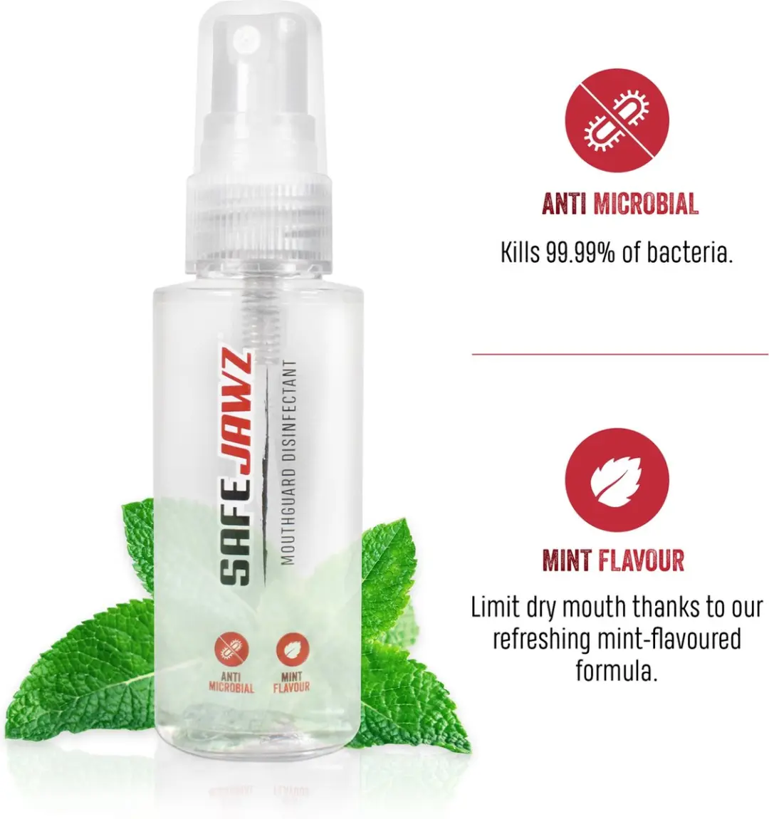 Safejawz Anti-Microbiologische Reiniger voor Bitjes - One Size