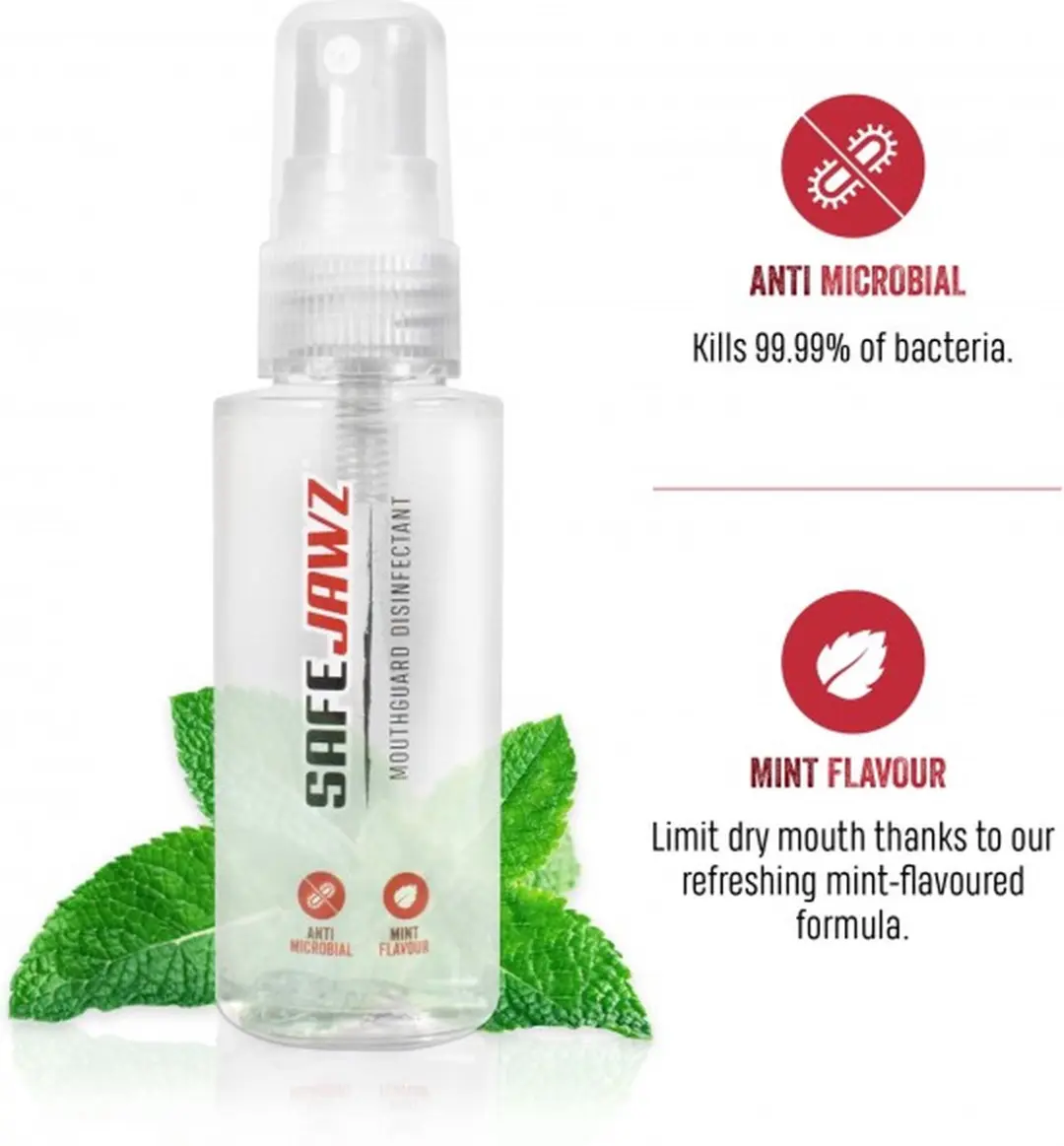 Safejawz Anti-Microbiologische Reiniger voor Bitjes - One Size