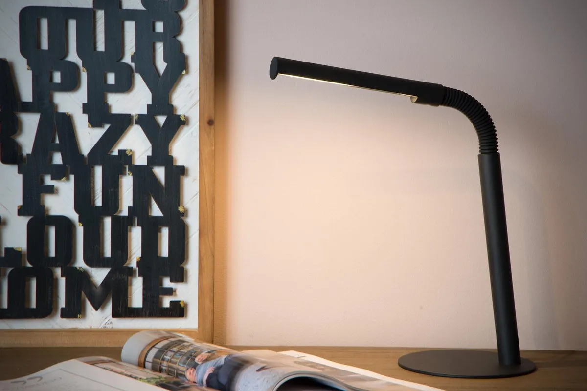 Lucide GILLY Bureaulamp LED 5W 2700K - Zwart