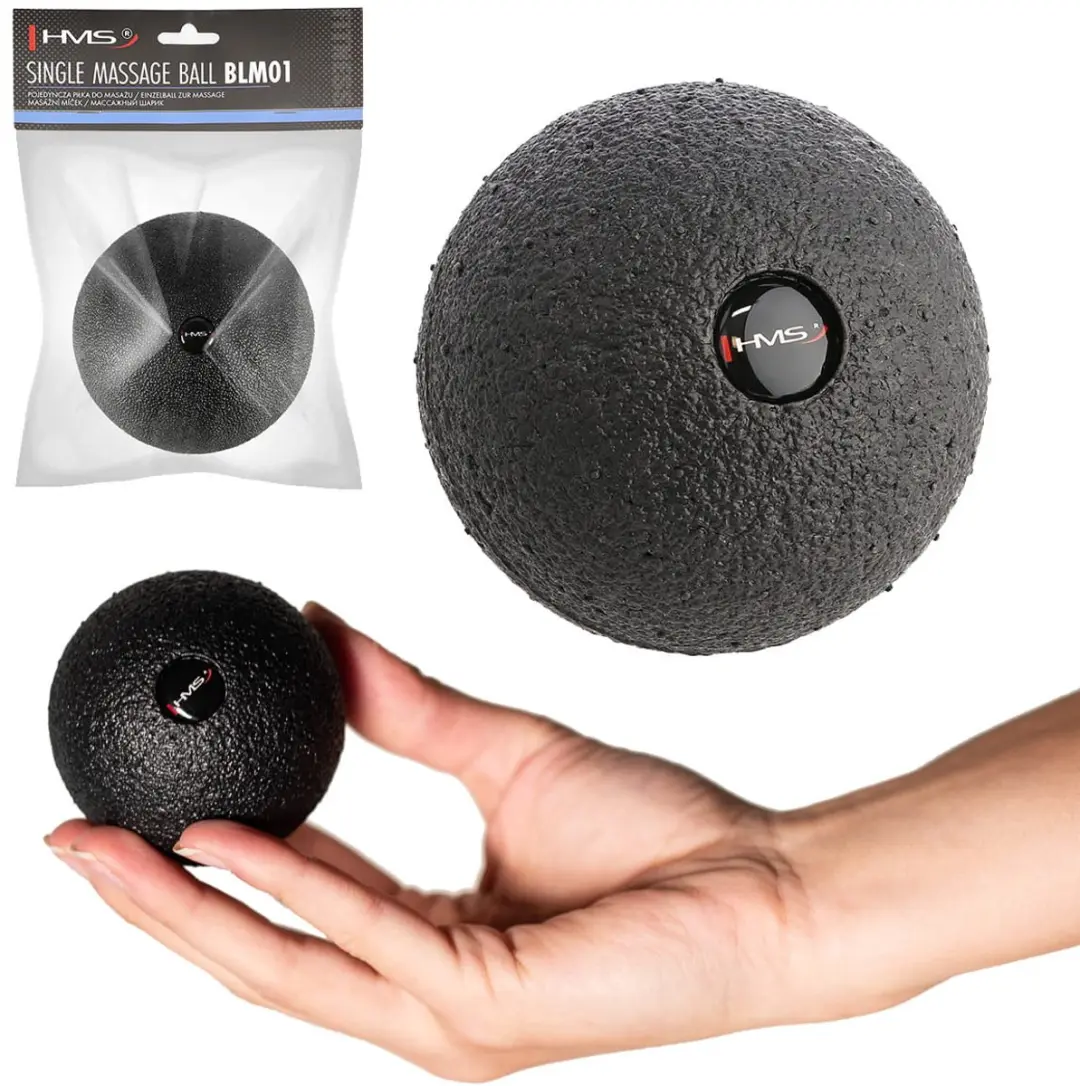 HMS BLM01 Massagebal - 6 cm - Zwart