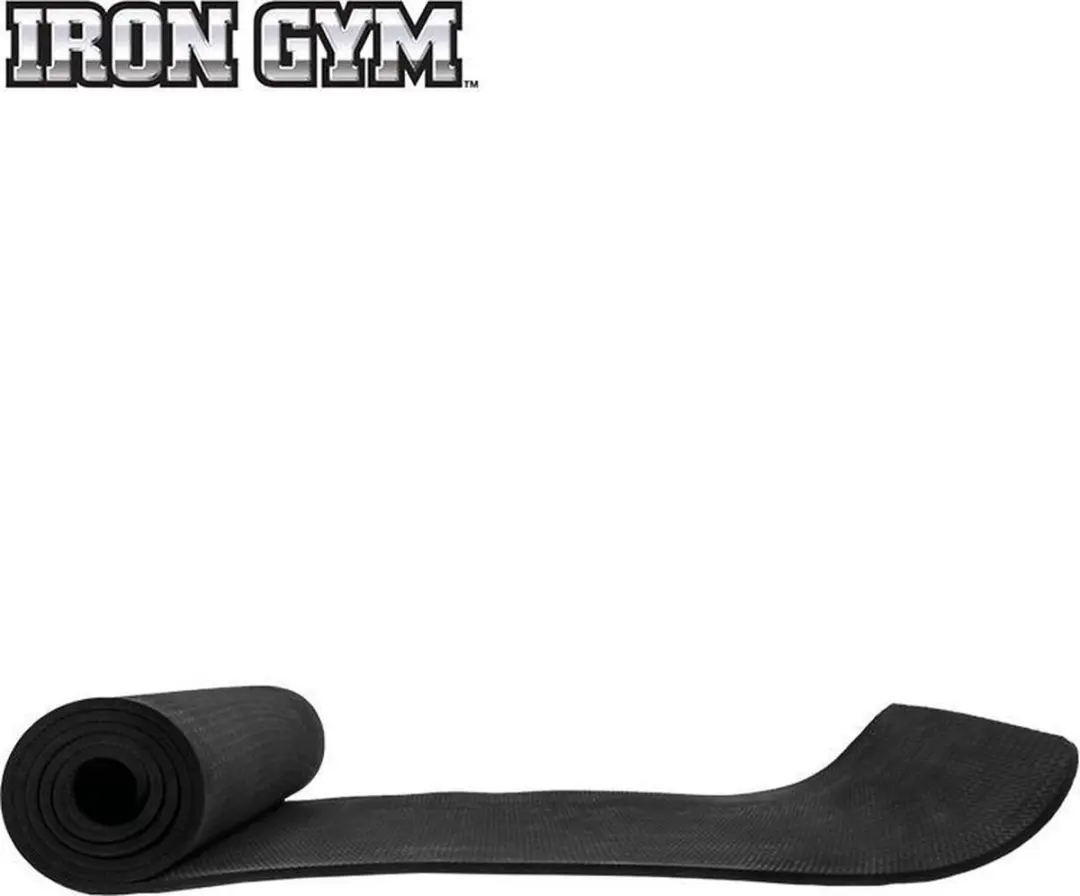 Iron Gym Exercise & Yoga Mat - 1 Stuk - Zwart