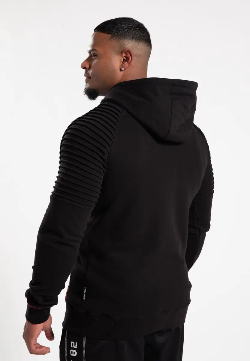 Gorilla Wear Georgia Zipped Hoodie M - Zwart