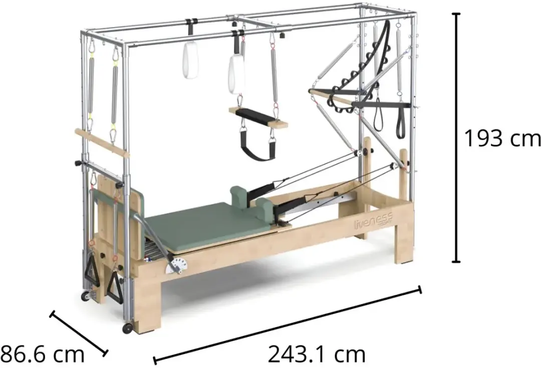 Toorx Liveness Eikenhout Cadillac Reformer PTX 6000 - Pilates