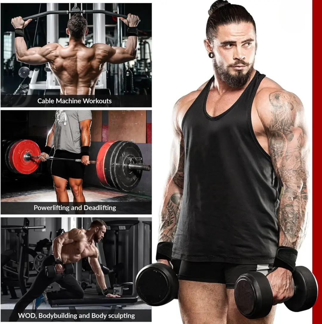 NRG Wrist Wraps Polsbandages - 2 Stuks - Zwart