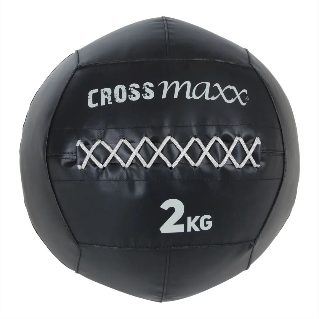 LifeMaxx Crossmaxx Pro Wall Ball 2kg - Zwart