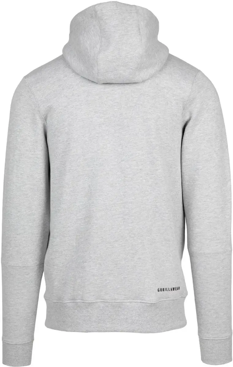 Gorilla Wear Leon Zipped Hoodie 3XL - Grijs