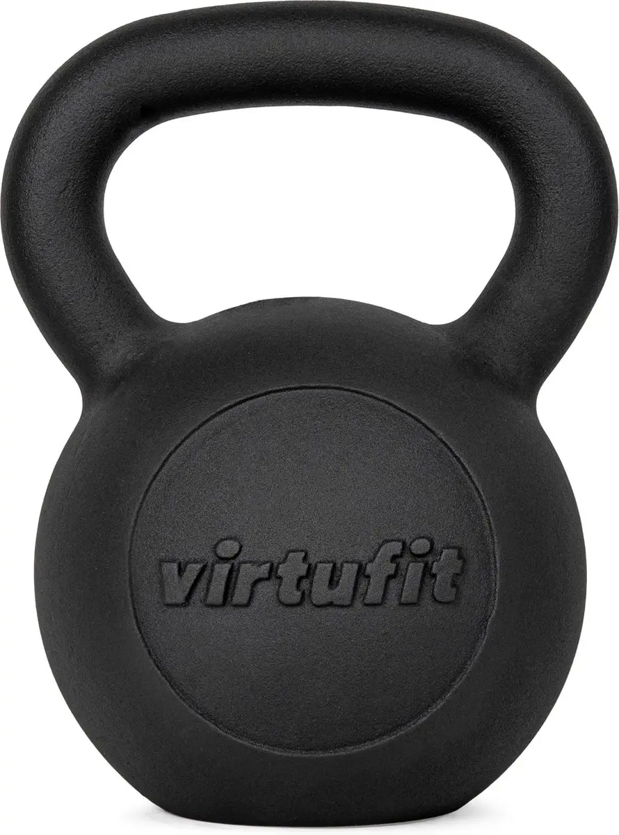 VirtuFit Kettlebell Pro 28 kg - Gietijzer Zwart