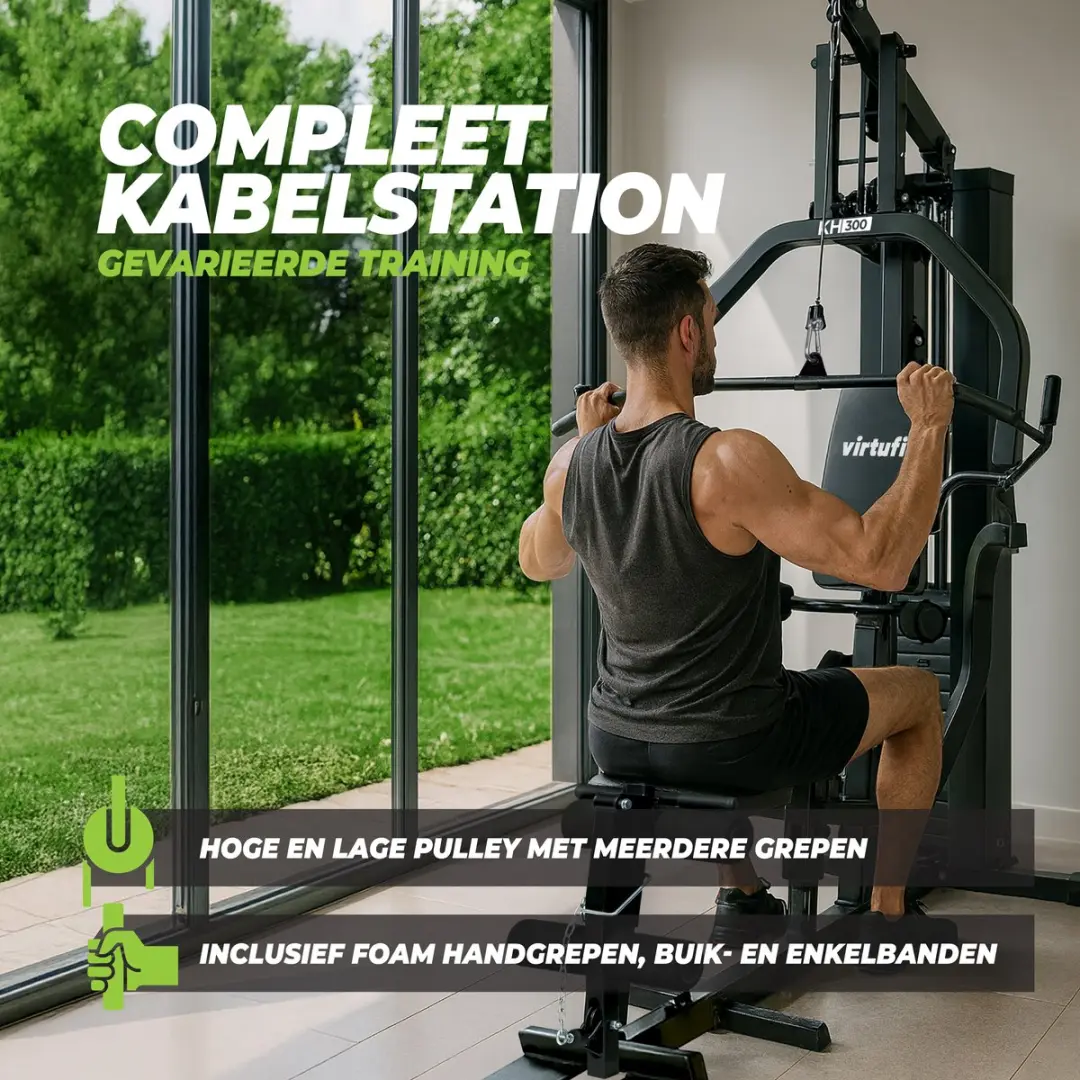 VirtuFit KH350 Krachtstation - 86kg Gewichtsstapel