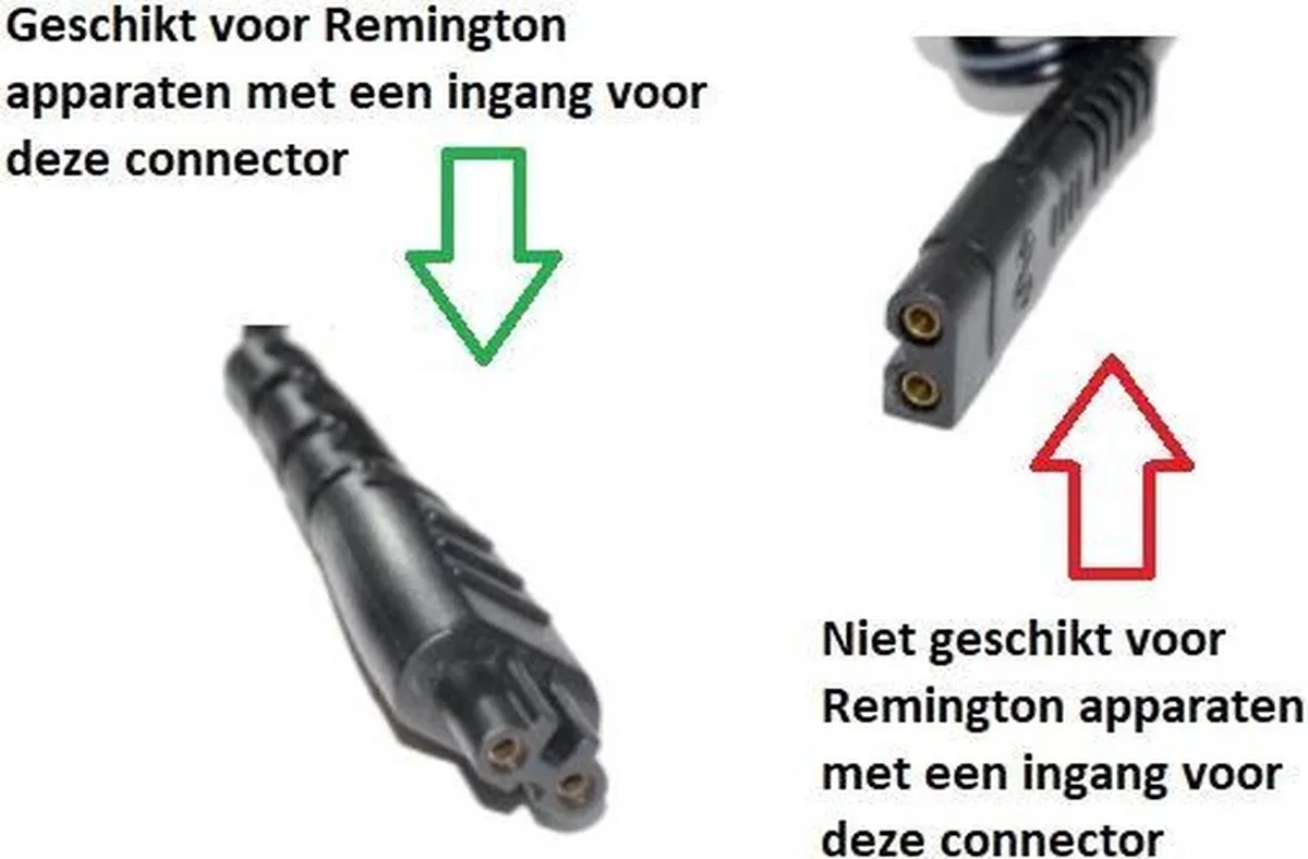 Remington Netadapter XR1330 44153530100 - Zwart
