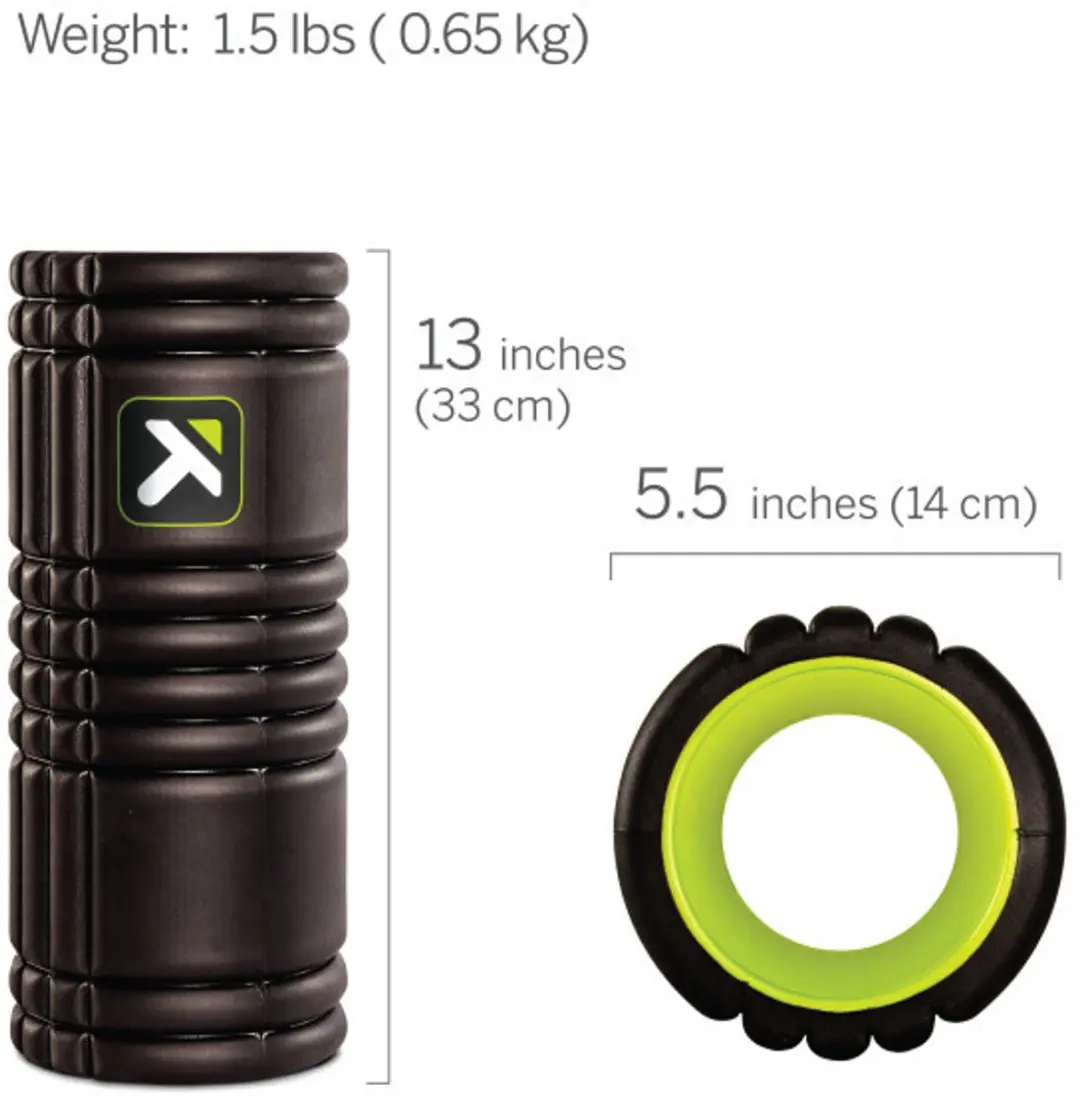TriggerPoint The Grid Foam Roller 14cm - Zwart