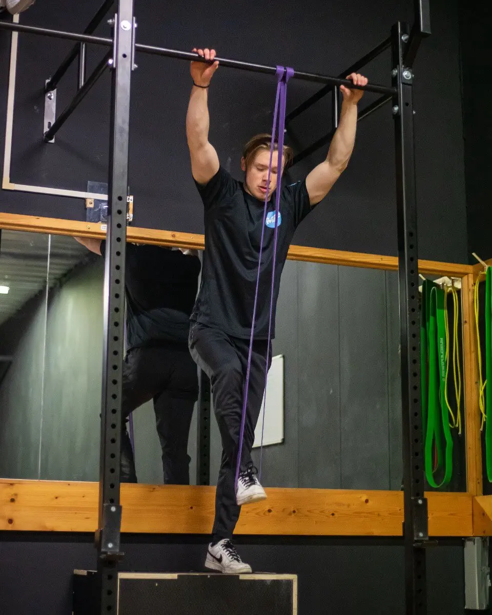 Muscle Power Power Band Paars Medium