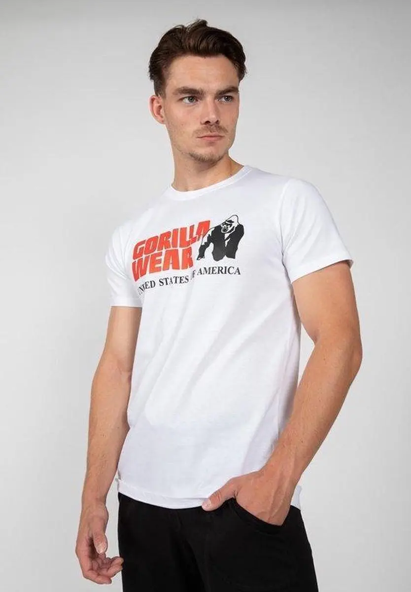 Gorilla Wear Classic T-shirt Wit M