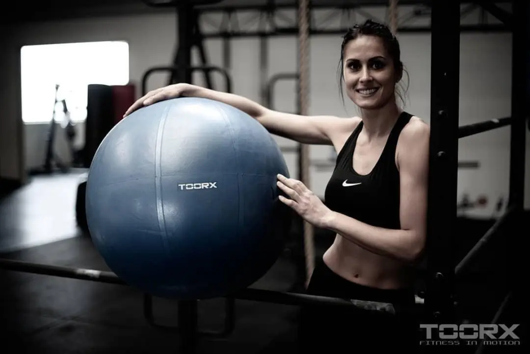 Toorx Gymbal PRO Yoga/Pilatesbal 55cm - 500kg - Blauw - afbeelding 6 van 6