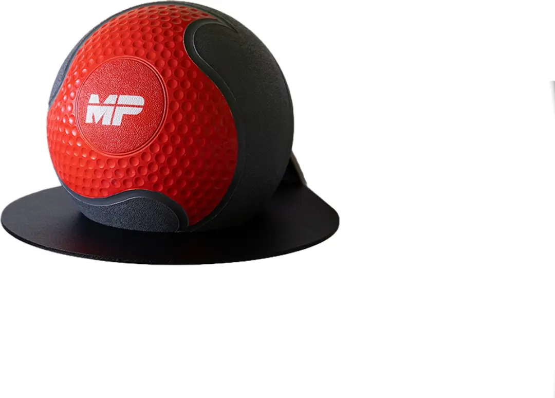 Muscle Power Rubber Medicijnbal 5 kg - Grijs/Blauw