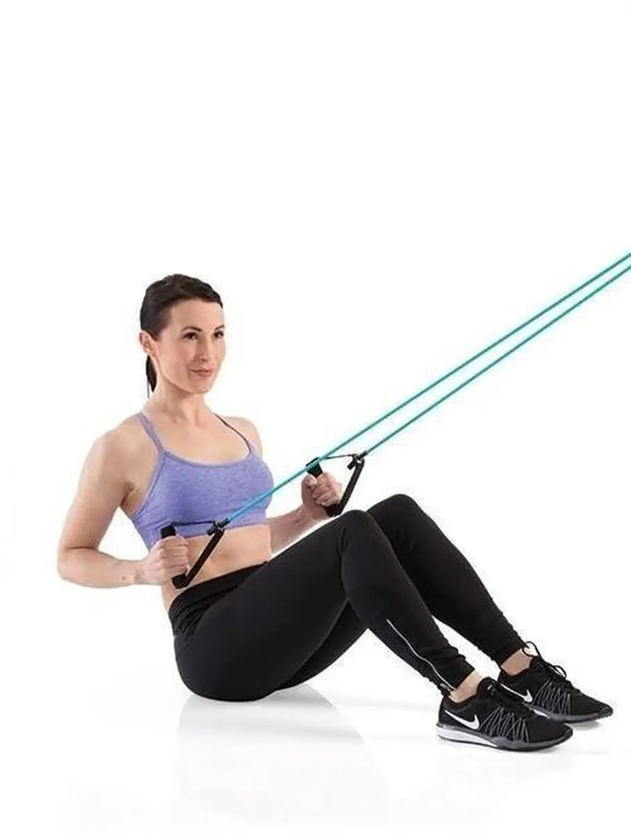 Gymstick Active Workout Tube Blauw - Met deuranker