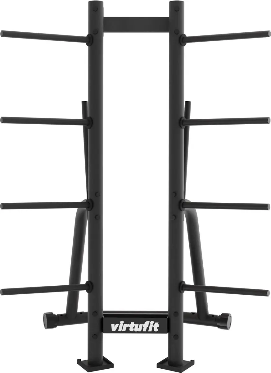 VirtuFit Bodypump Opbergrek 10 Sets - 25mm Halter - Zwart