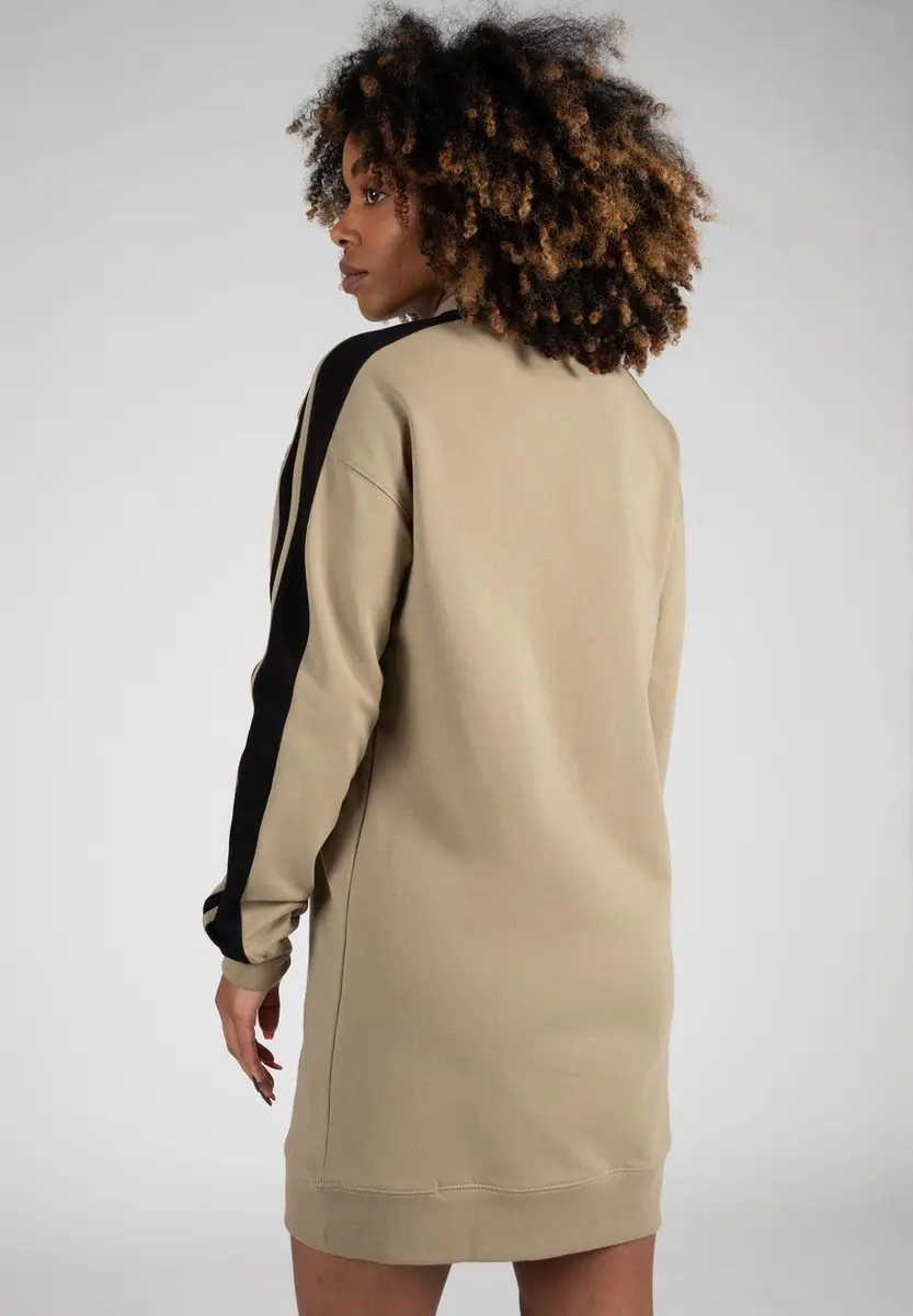 Gorilla Wear Isabella Sweatshirtjurk XS - Beige