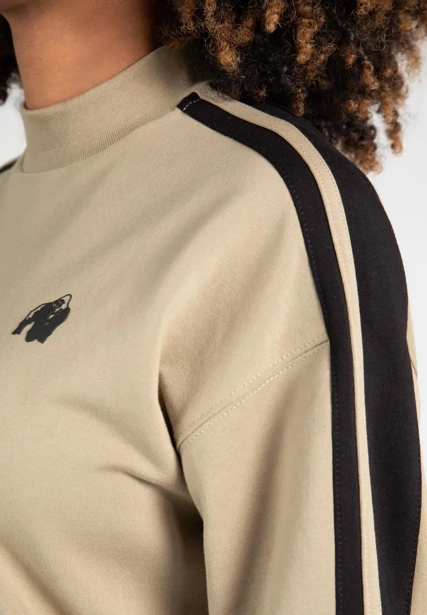 Gorilla Wear Isabella Sweatshirtjurk XS - Beige