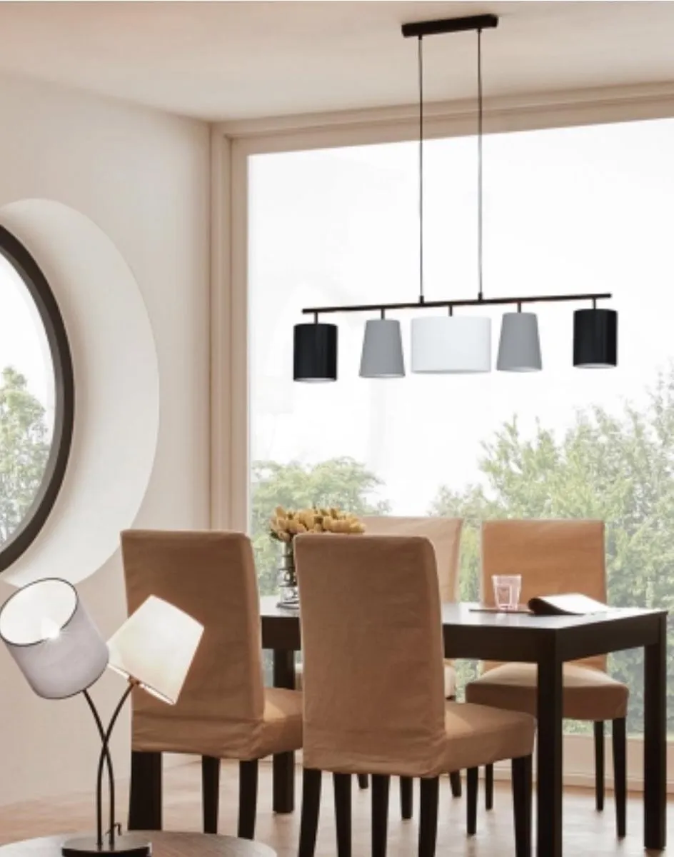 Eglo Almeida 1 Hanglamp 120cm - Zwart