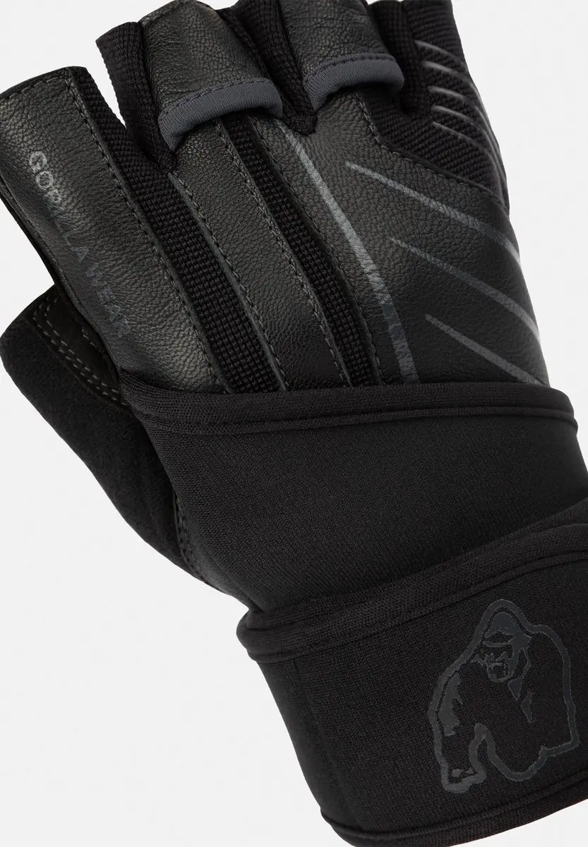 Gorilla Wear Dallas Sport Handschoenen - Zwart/Grijs - L