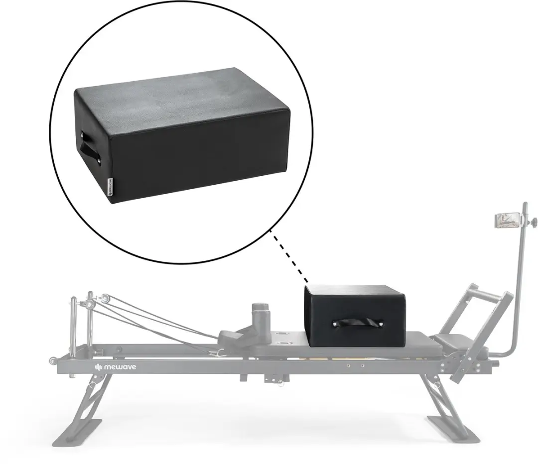 Mewave Pilates Reformer Set - Inklapbaar & Verstelbaar - Zwart